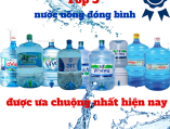 Top 5 loại nước uống đóng bình được ưa chuộng nhất hiện nay