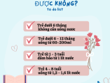 Trẻ sơ sinh có uống nước lọc được không?