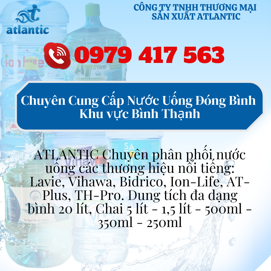 Lý do bạn nên chọn Atlantic đổi nước khu vực Bình Thạnh
